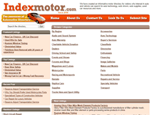 Tablet Screenshot of indexmotor.com
